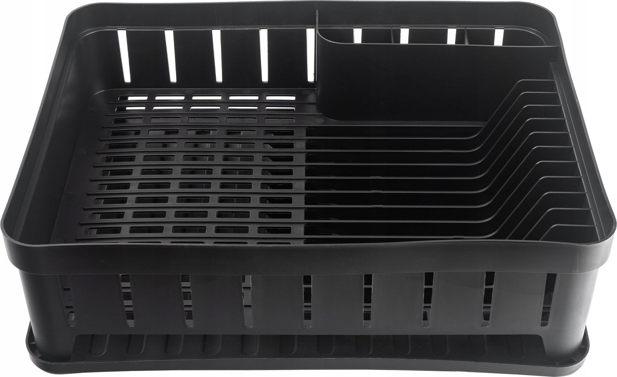 Kadax KADAX Suszarka Do Naczyń Z Ociekaczem Jednopoziomowa Na sztućce Czarna