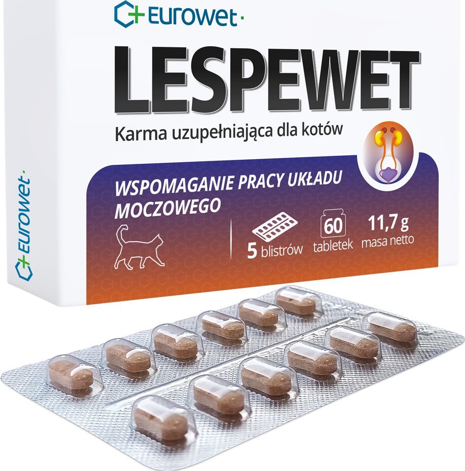 Triton EUROWET Lespewet 60tabl dla kotów