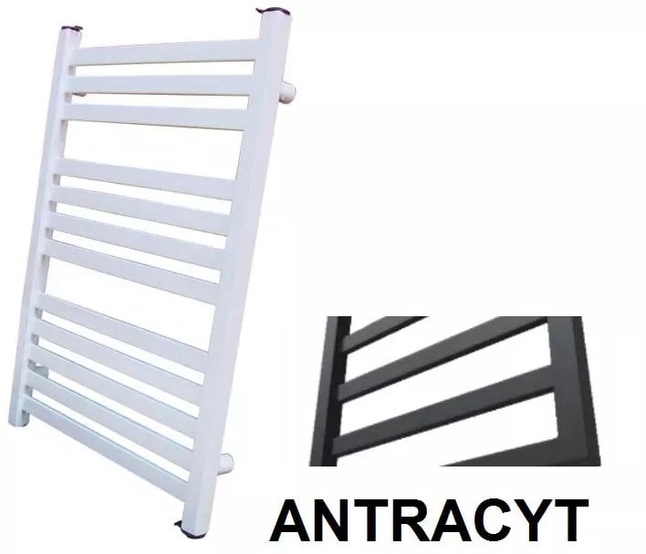 Grzejnik łazienkowy Hydroland GRZEJNIK ŁAZIENKOWY KUMIKO 1550X540 ANTRACYT 694W // GRŁ-G/K-1550X540-A