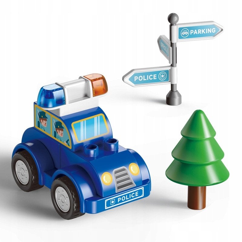 Klocki konstrukcyjne komisariat policji 175 elementÃ³w