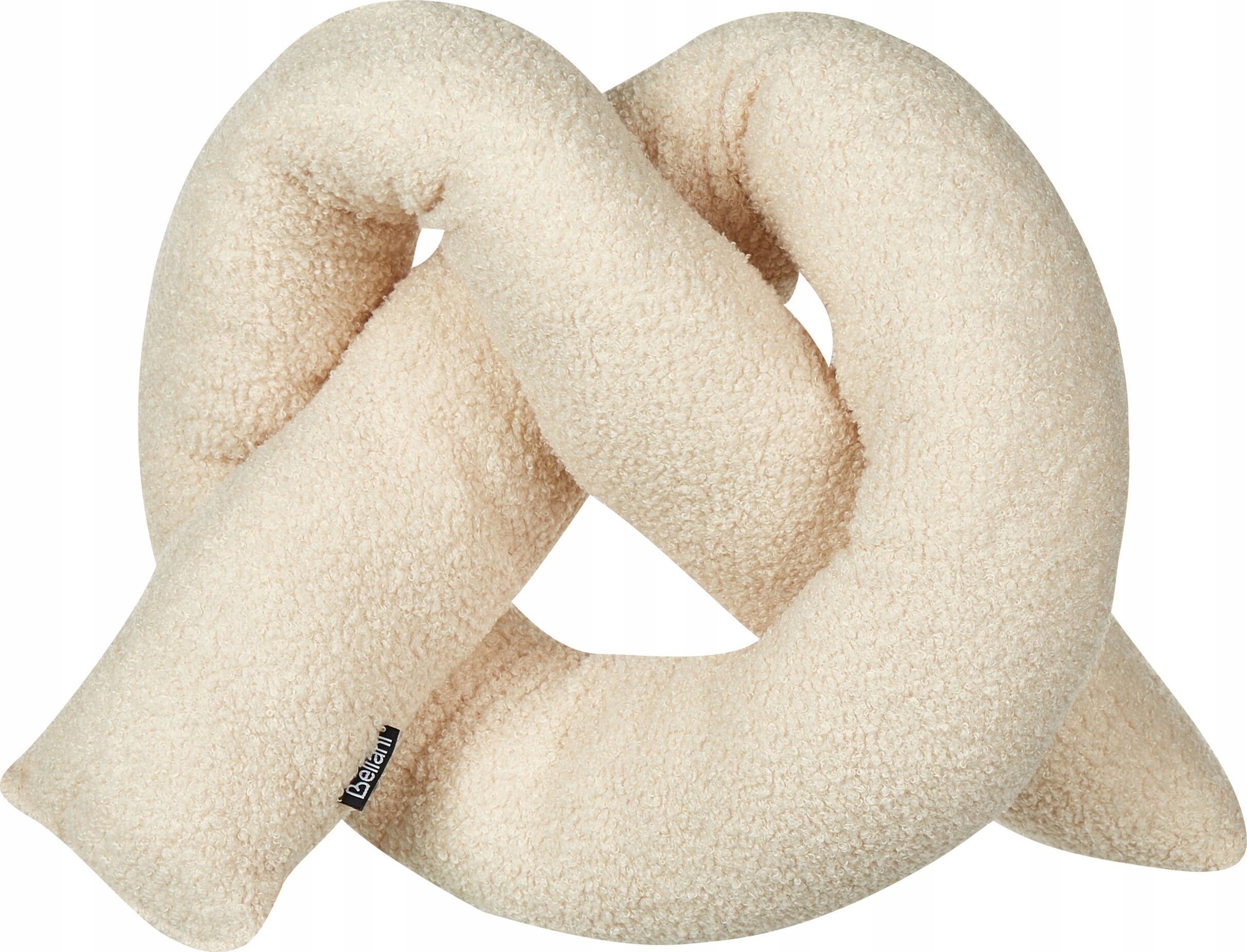 Beliani Poduszka dekoracyjna teddy 172 x 14 cm beżowa GLADIOLUS