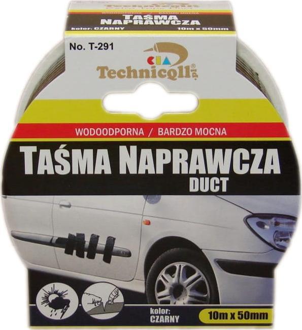 Technicoll Taśma Naprawcza DUCT czarna/srebrna 10mx50mm Technicoll