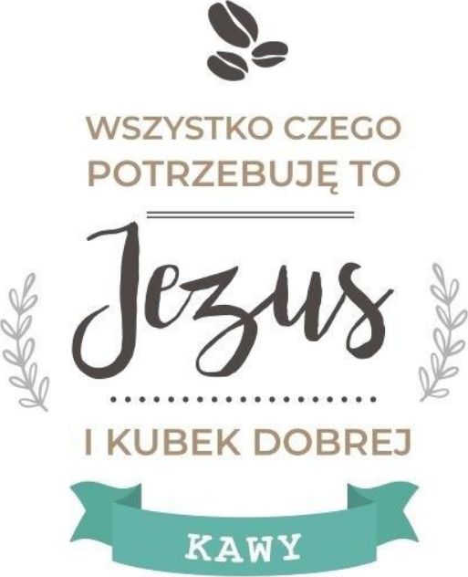 Szaron Podstawka korkowa - Jezus i kubek kawy