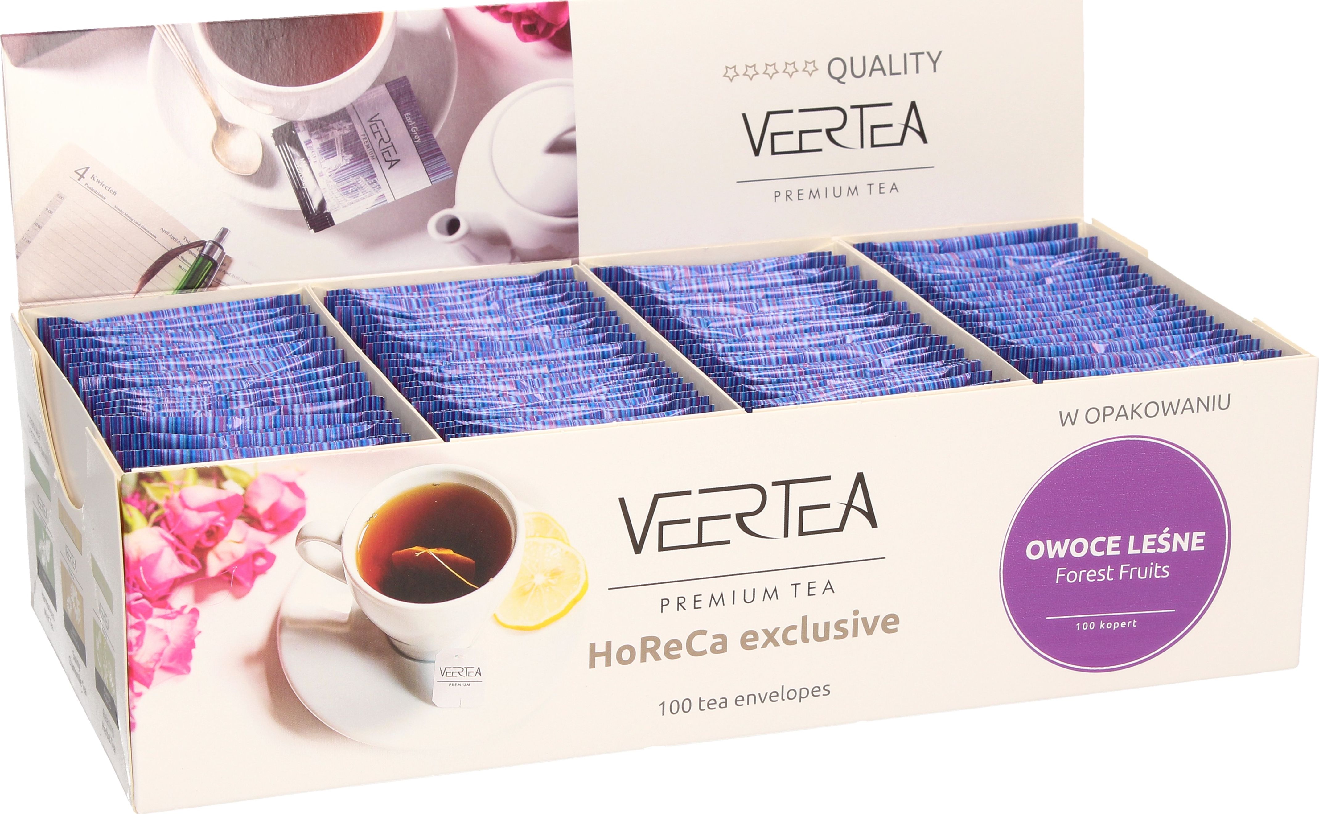 VEERTEA PREMIUM Herbata owocowa Forest Fruits 100 torebek