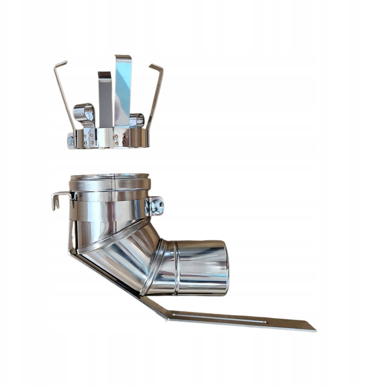 SpiroFlex 80/60 TURBO KOLANO (N) RENOWACYJNE REDUKCYJNE125-130 Z OBEJMĄ// RSK.SX-TJN80/60KRO