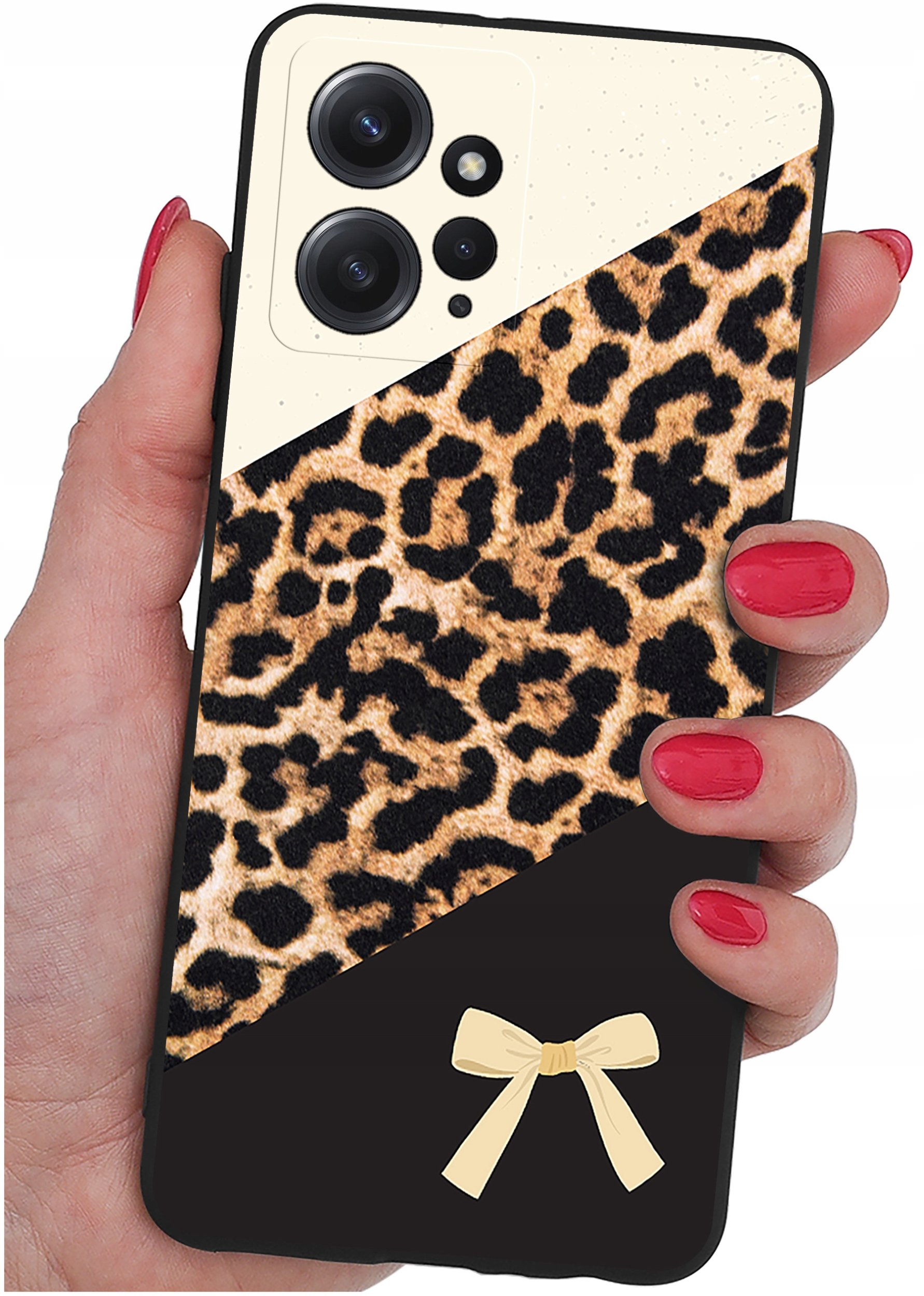 ETUI do Xiaomi Redmi Note 12 4G | WZORY | SILIKONOWE MATT CASE + SZKŁO 9H