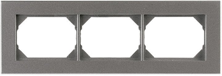 FRAME VILMA XP500 3-GANG MET