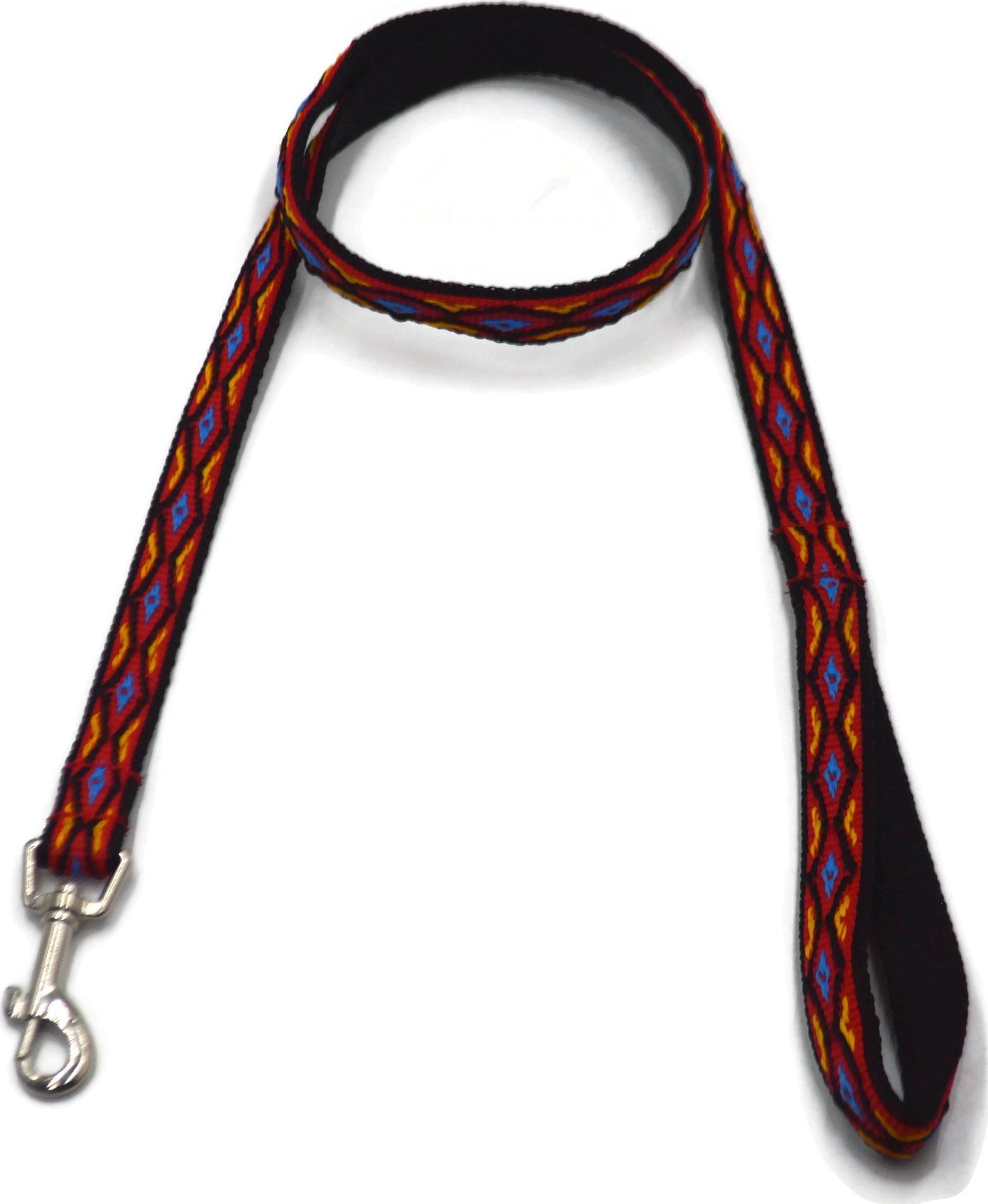 Alizoo Podwójna smycz dla psa romb 20mm/130cm - ALIZOO