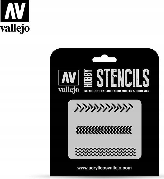 Vallejo Vallejo: Stencils - Tyre Markings