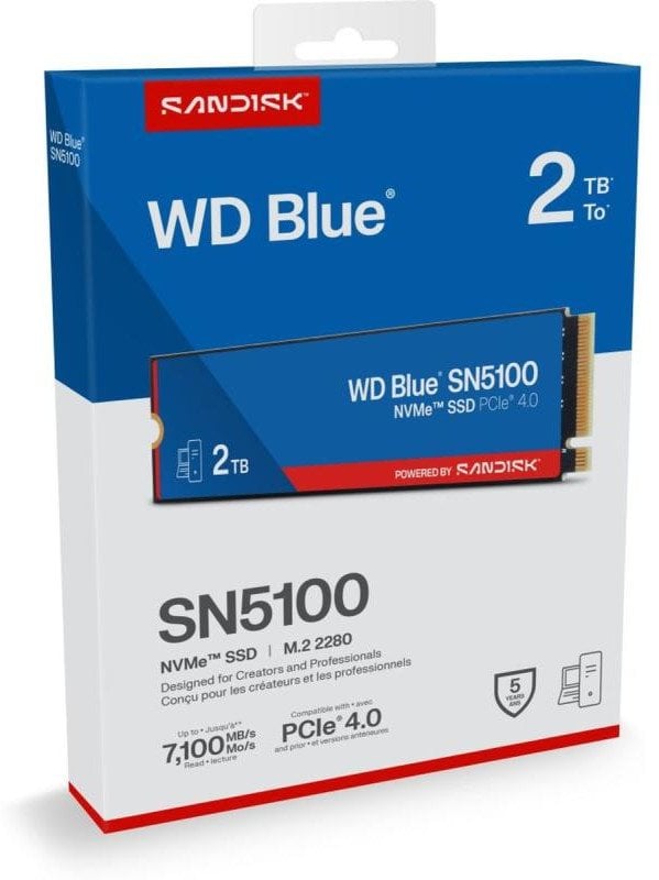 WD Blue SN5100 NVMe 2TB