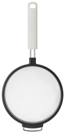 KitchenAid Sitko kuchenne z uchwytem 17cm Biały porcelanowy