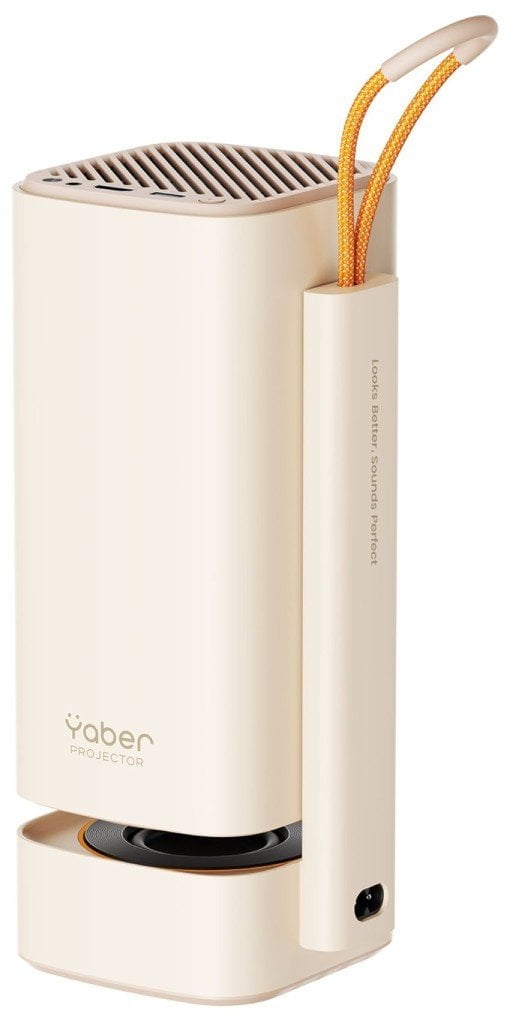Projektor multimedialny Yaber T1 Pro przenośny ultrakompaktowy składany LCD FullHD 1080p - beżowy