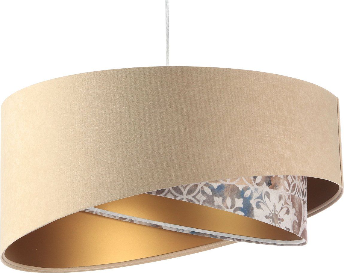 Lampa wisząca BPS KONCEPT Lampa wisząca SANDERLING beżowa/złota