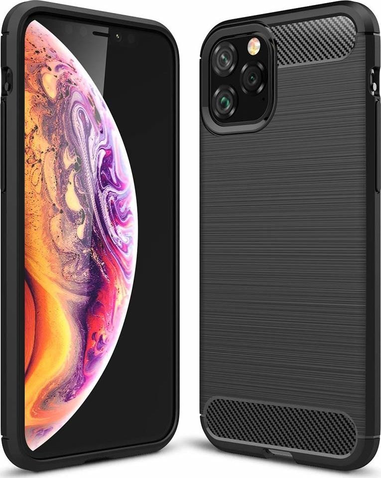 Etui Pancerne Carbon IPHONE 11 Pro 2019 czarne uniwersalny