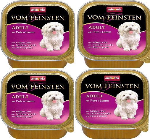 Animonda Dog Vom Feinsten Adult smak: indyk i jagnięcina 22x150g