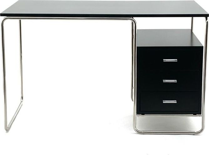 Biurko Elior Paxin Czarne 120 cm x 60 cm