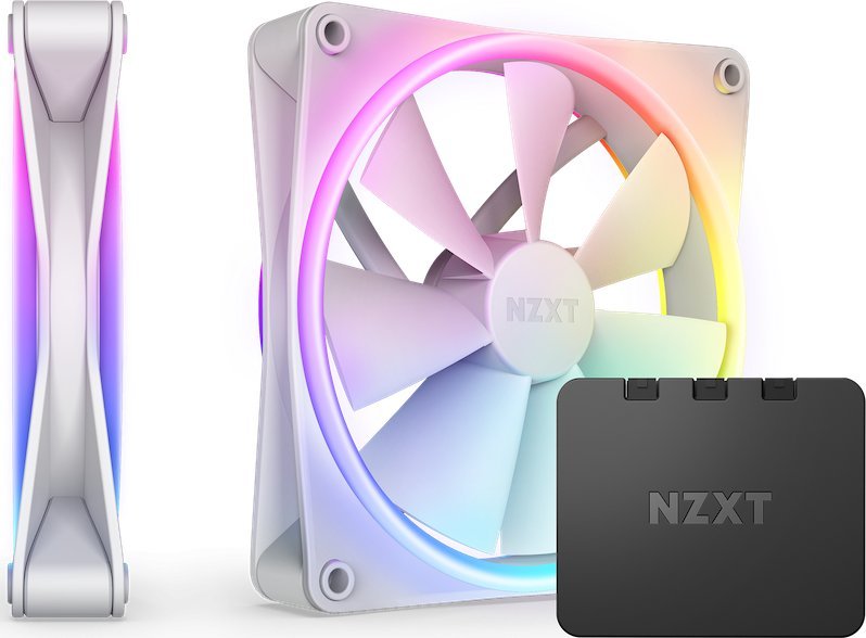 Wentylator Nzxt F140 RGB DUO 2-pack + Hub (RF-D14DF-W1)