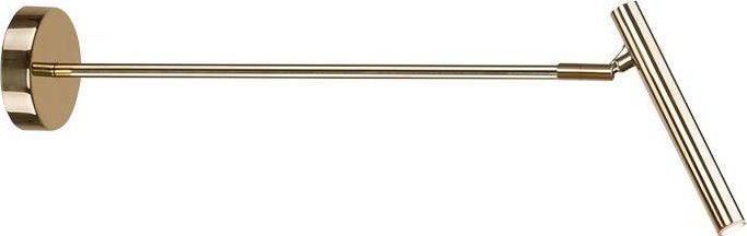 Kinkiet Amplex Kinkiet LAMPA ścienna LIVO 0404 Amplex metalowa OPRAWA regulowana tuba na wysięgniku loft złota