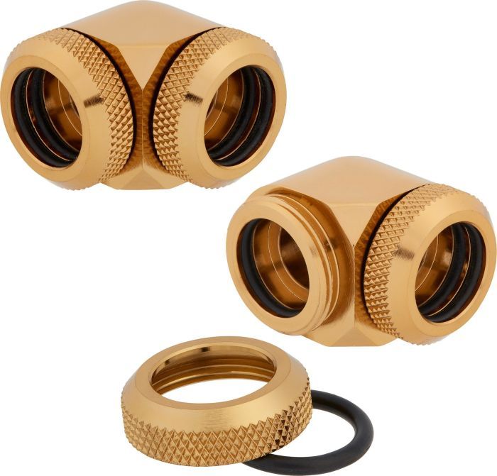 Corsair Corsair Hydro X Series XF Hardline Adapter 90 Grad 14mm AD auf 1