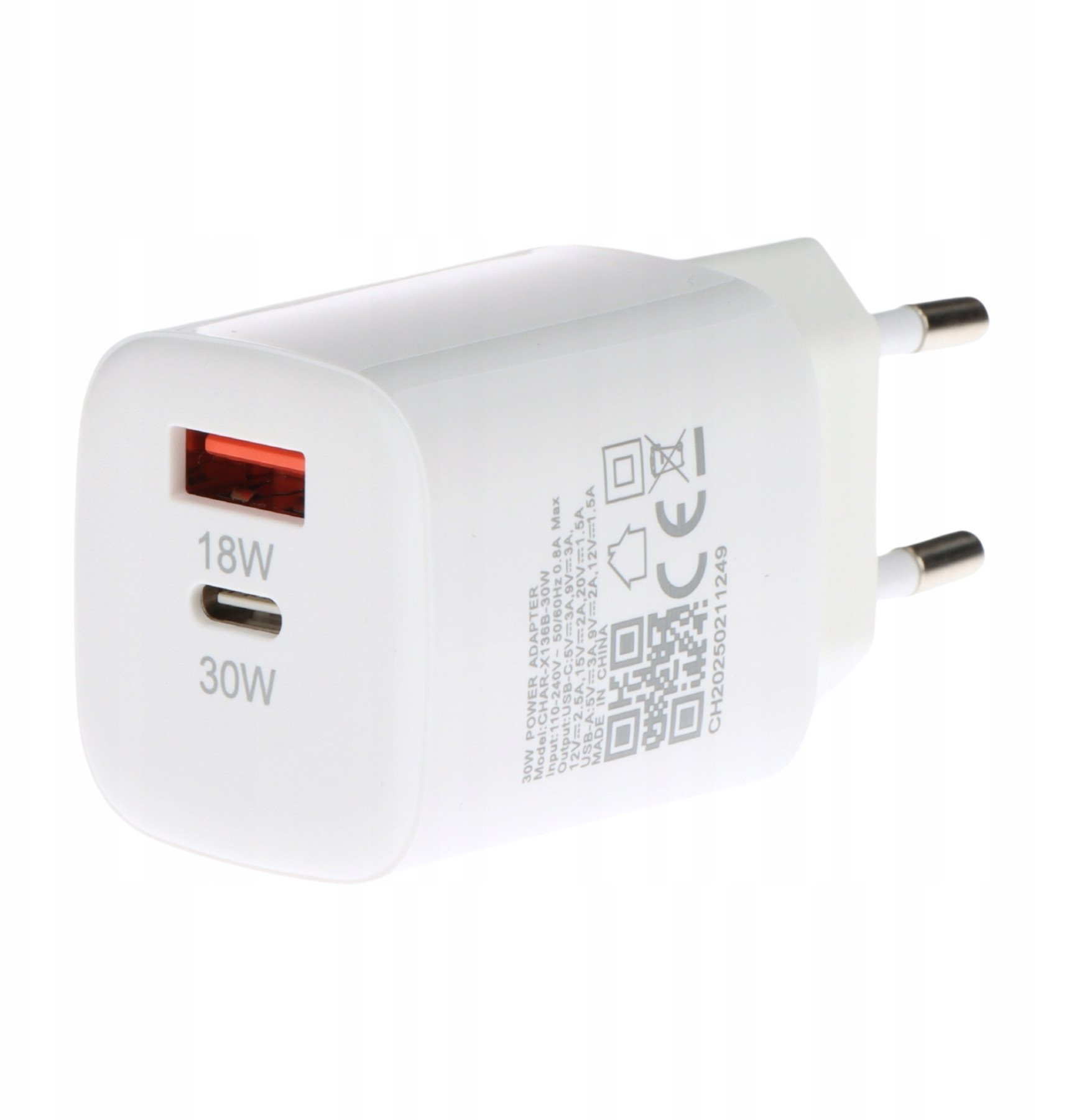 ŁADOWARKA SIECIOWA USB CHAR-X136B-30W Delta Power