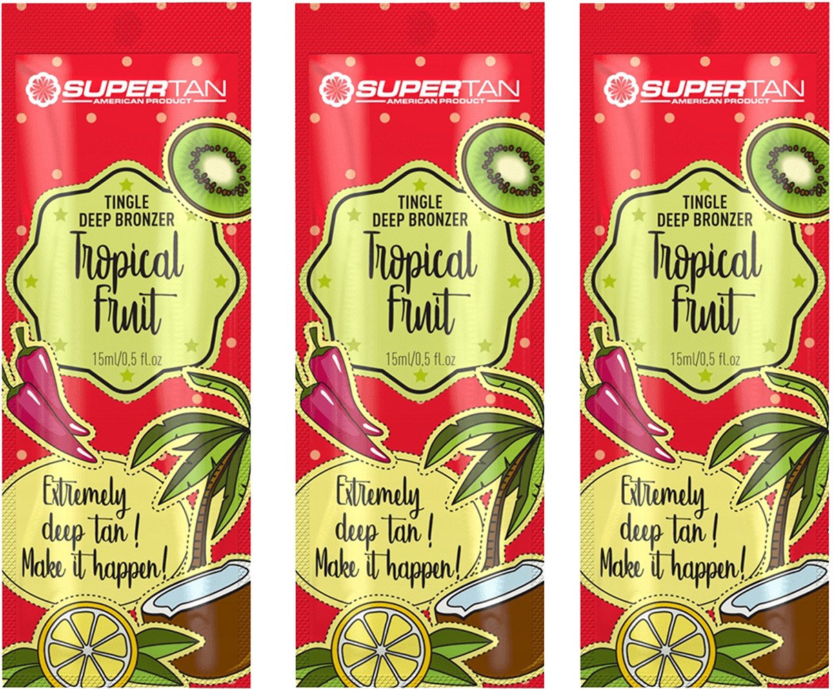 Supertan Tropical Fruits Tingle Do Opalania 3x15ml