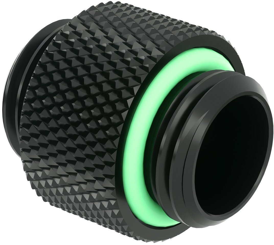 Barrow Barrow Adapter gerade G1/4 Zoll AG auf G1/4 Zoll AG, 10mm - schwarz