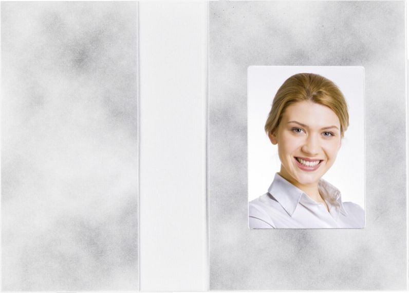 Daiber Etui paszportowe motyw chmury, 36x50 mm, 100 sztuk (1151)