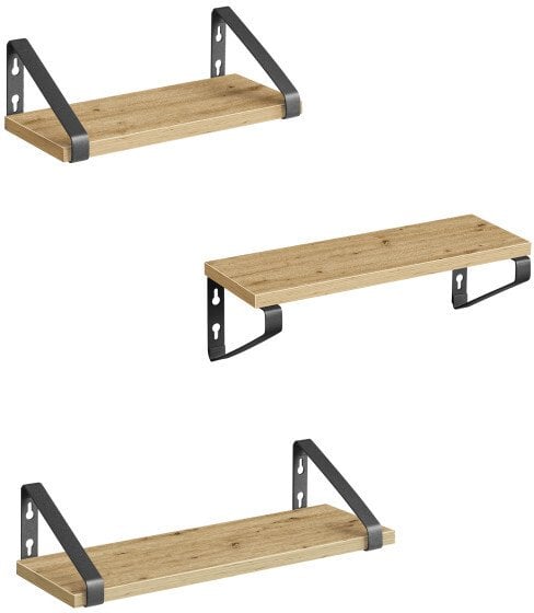 Półki 3 szt - artisan - LWS033B88