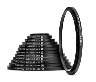 Zestaw pierścieni redukcyjnych do filtrów K&F Concept 11w1