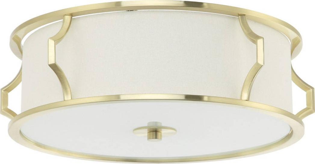 Lampa sufitowa Orlicki Design Sufitowa LAMPA plafon Pirelo PL Old Gold Orlicki Design metalowa OPRAWA okrągła plafoniera klasyczna biała złota