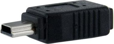 Adapter USB StarTech microUSB - miniUSB Czarny (UUSBMUSBFM)