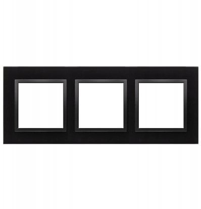 Kontakt-Simon Simon 54 Nature Ramka 3-krotna szklany, Wulkaniczna lawa DRN3/75