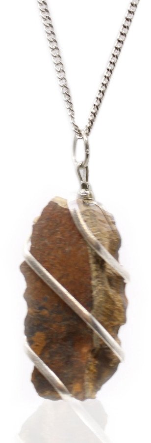 Indyjski Naszyjnik - Surowe Tygrysie Oko