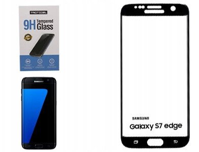 Szkło Hartowane 9H Do Samsung S7 Edge Cały Ekran