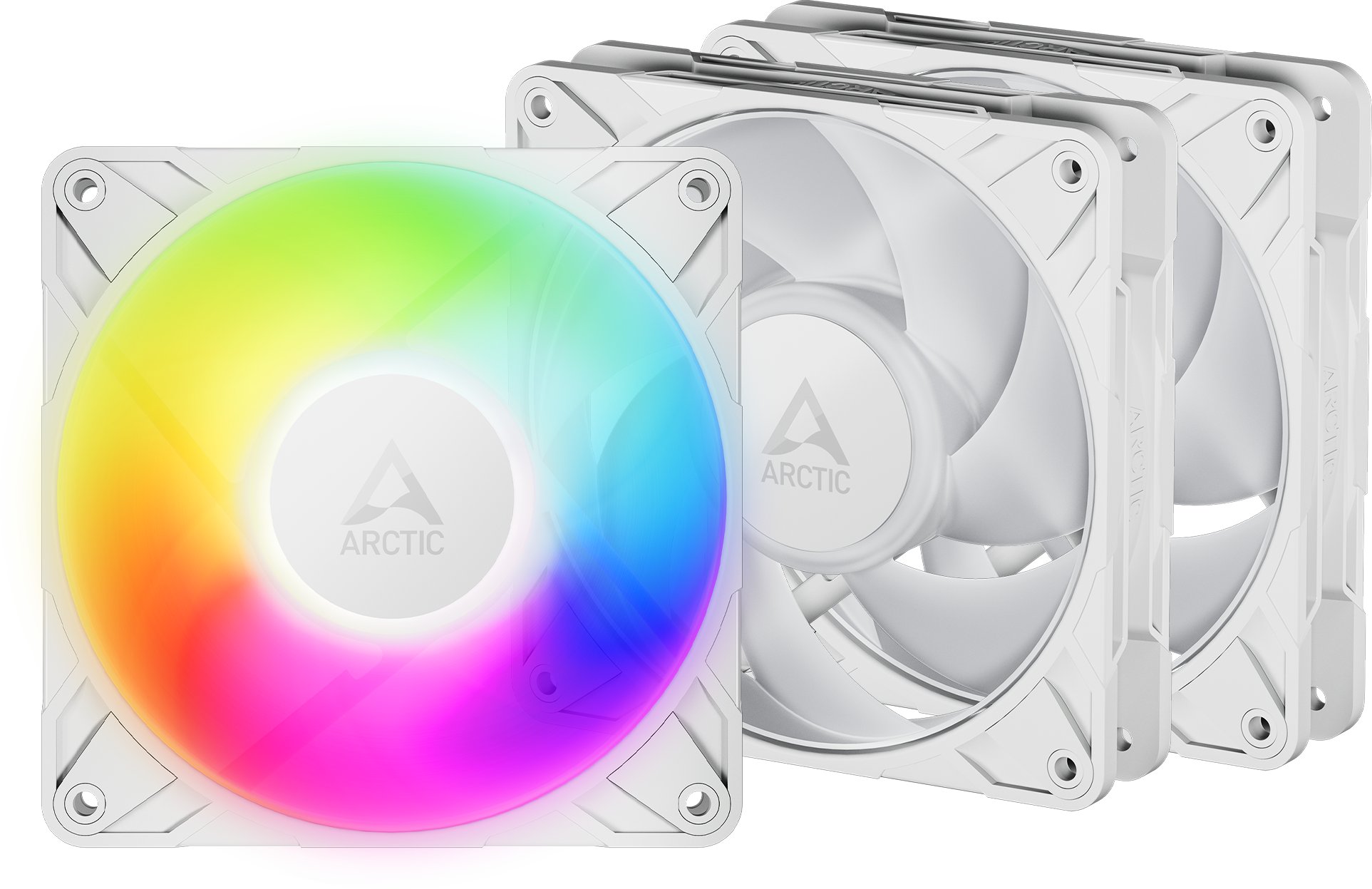 Wentylator Arctic P12 Pro A-RGB 3-pack biały (ACFAN00326A)
