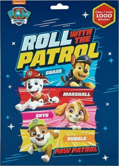 Undercover Zestaw Naklejek, Blok - Psi Patrol - 1000 szt.