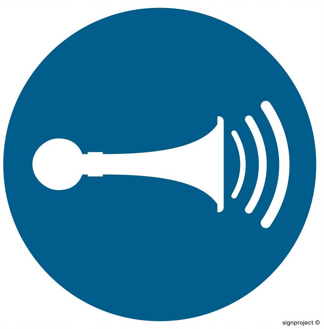 GJ029 - Nakaz używania sygnału dźwiękowego 150x150