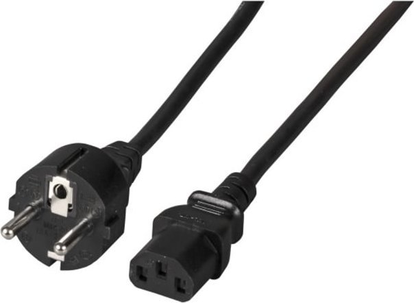 Triton EFB Elektronik EK508SW.3 kabel zasilające Czarny 3 m Wtyczka zasilająca typu E+F C13 panel