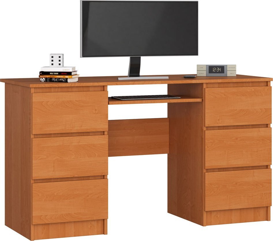 Elior Biurko komputerowe olcha - Abetti 2X