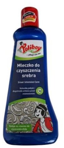 Mleczko czyszczące do srebra + gąbka POLIBOY Silver Intensiv Pflege 200ml