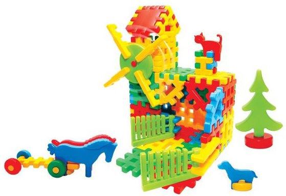 Czako Klocki Konstrukcyjne Czarodziejski Młyn 62 elementów