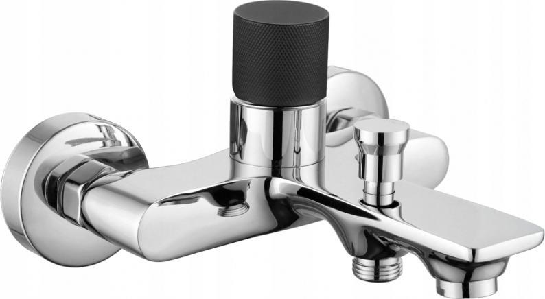 Bateria wannowa Mexen Mexen Royo One bateria wannowa, chrom/czarny - 72231-07