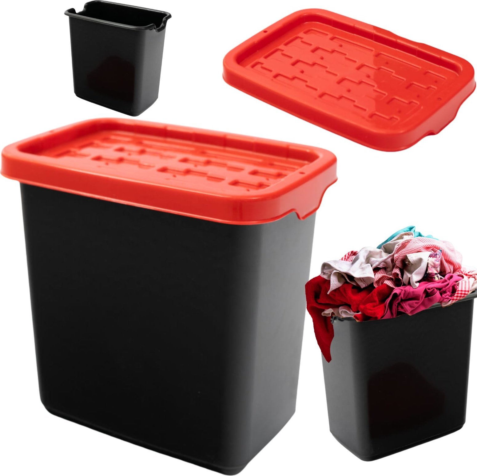 Pojemnik Pudełko Kosz Organizer Przechowywanie Wielofunkcyjne Solidne 9L 01565