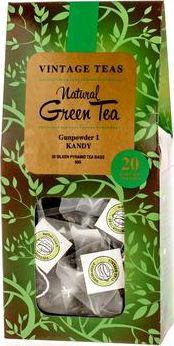 Vintage Teas Herbata zielona Natural Green Tea - Gunpowder 1 Kandy - 20 torebek