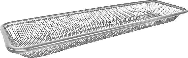 Tetis Przybornik płaski 3 przegrody srebrny BV508-S Tetis