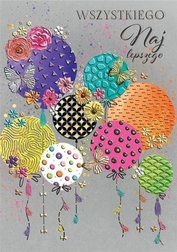 Karnet A5 Jaskrawe Balony