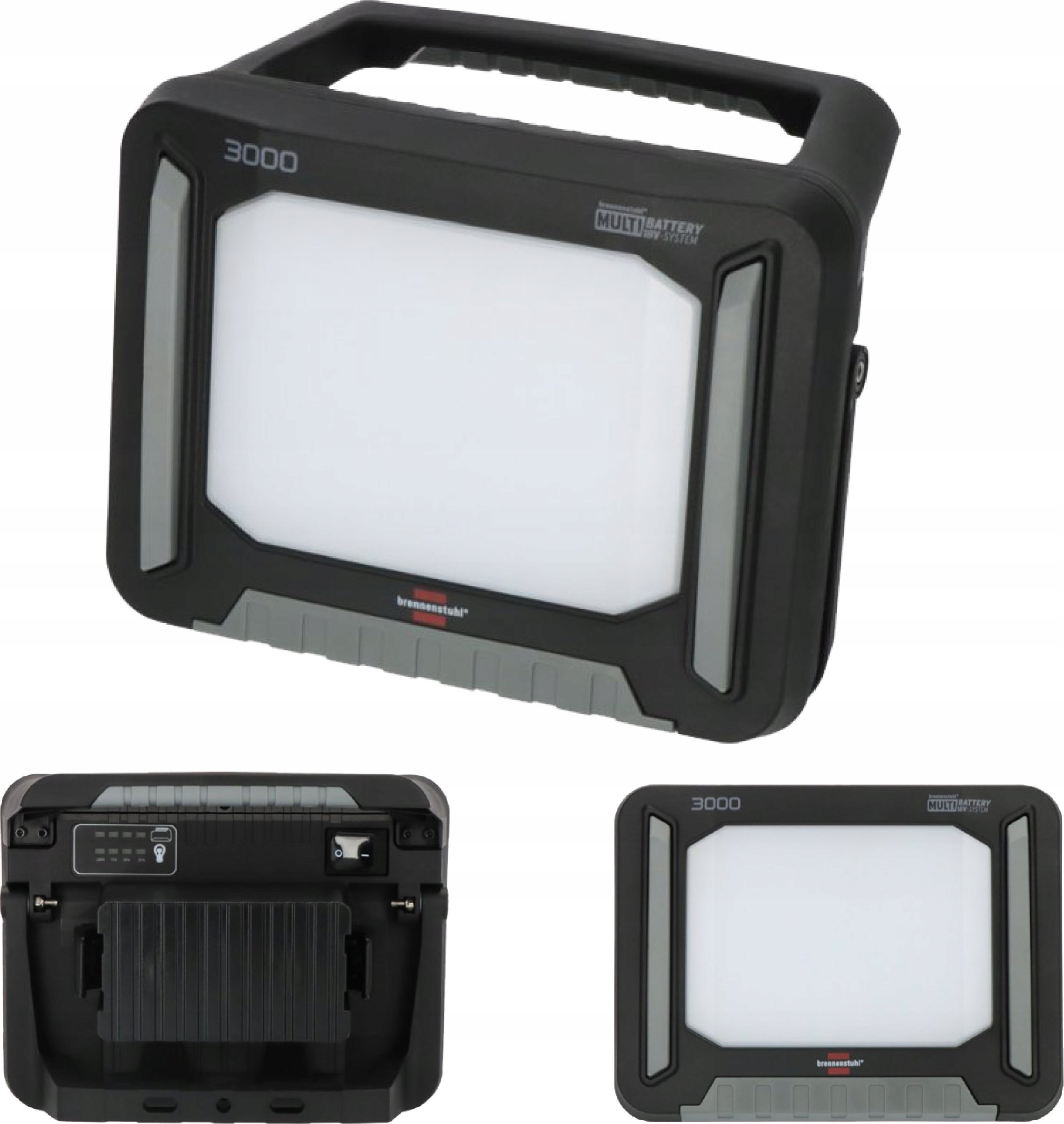 Brennenstuhl Multi Battery Led Reflektor Budowlany 3000 Ma 1173700007