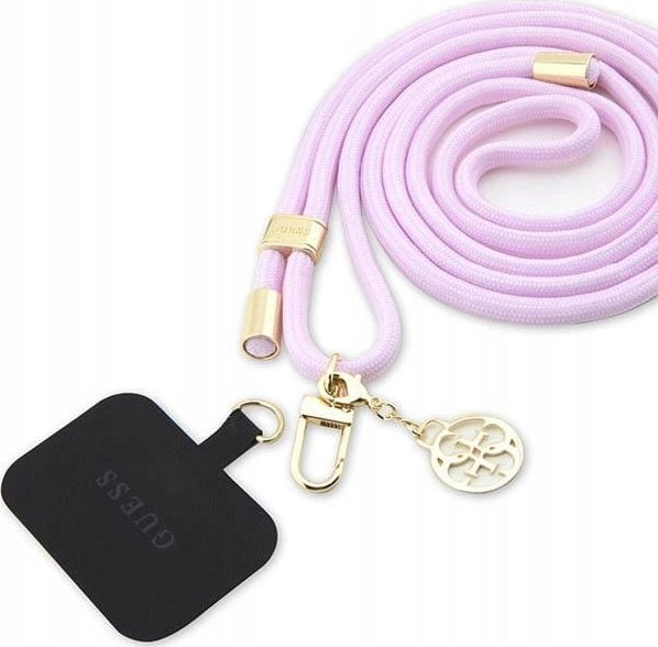 Guess Guess GUOUCNMG4EU Universal CBDY Cord pasek liliowy/lila Nylon 4G Metal Charm