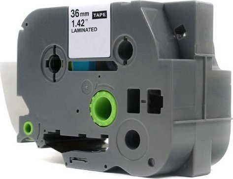 Brother Taśma JetWorld Czerwony na Białym Zamiennik Brother 36mm x 8m TZe-262 (TZE262, TZ262, TZ-262, AZE262, AZE-262)