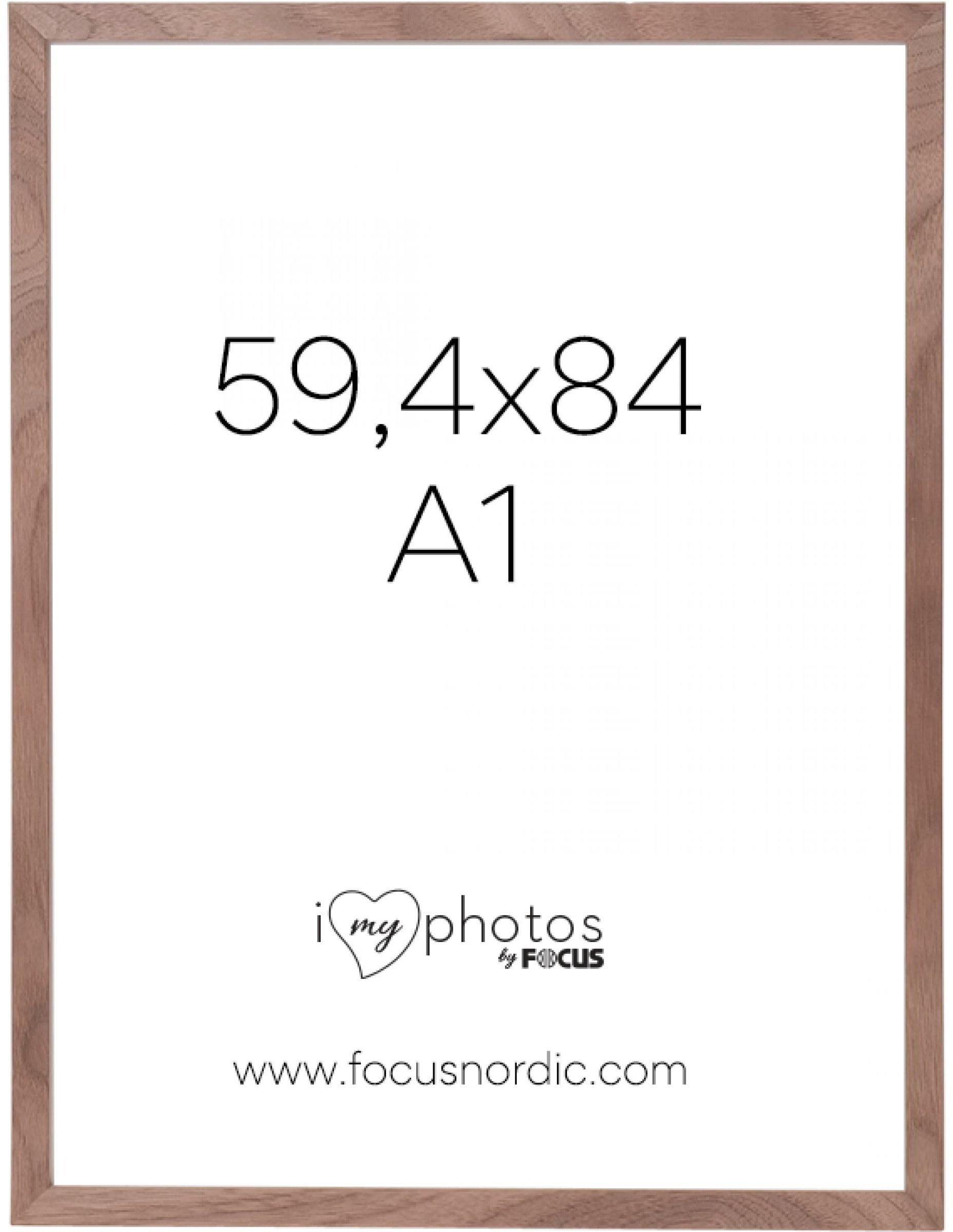 Ramka Focus Focus Soul Walnut veneer 59,4x84 (A1)